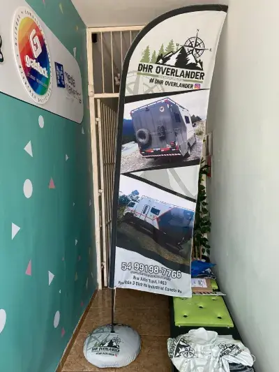 Bandeira de Praia para Exposição Imagem